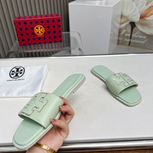 Replica Tory Burch TB Slippers For Women #1211801 $68.00 USD for Wholesale