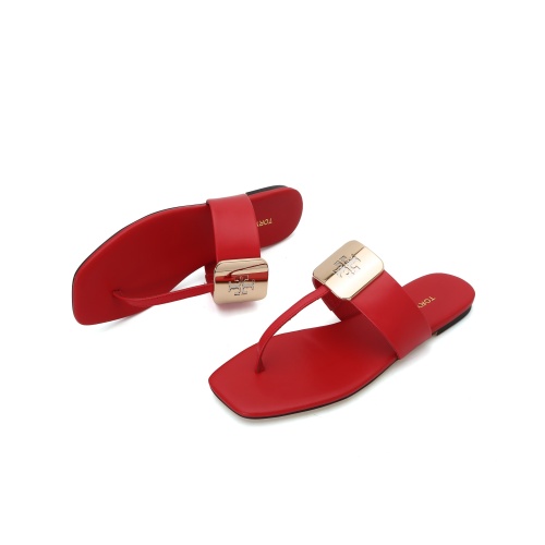 Replica Tory Burch TB Slippers For Women #1211807 $82.00 USD for Wholesale