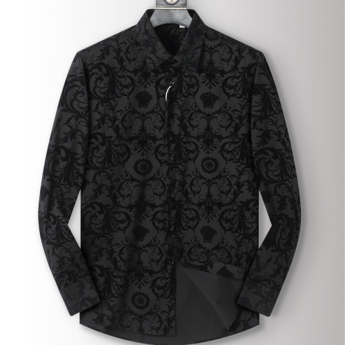 Wholesale Versace Shirts Long Sleeved For Men #1211979 $48.00 USD, Wholesale Quality Replica Versace Shirts