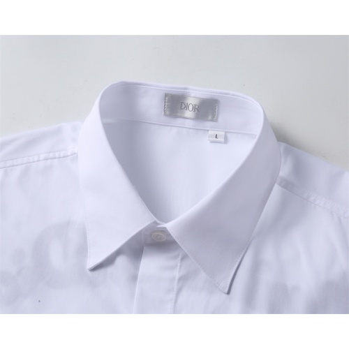 Replica Christian Dior Shirts Long Sleeved For Men #1211985 $48.00 USD for Wholesale