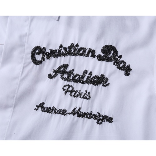 Replica Christian Dior Shirts Long Sleeved For Men #1211985 $48.00 USD for Wholesale