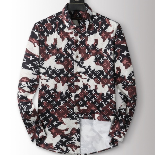 Wholesale Louis Vuitton LV Shirts Long Sleeved For Men #1211988 $38.00 USD, Wholesale Quality Replica Louis Vuitton LV Shirts