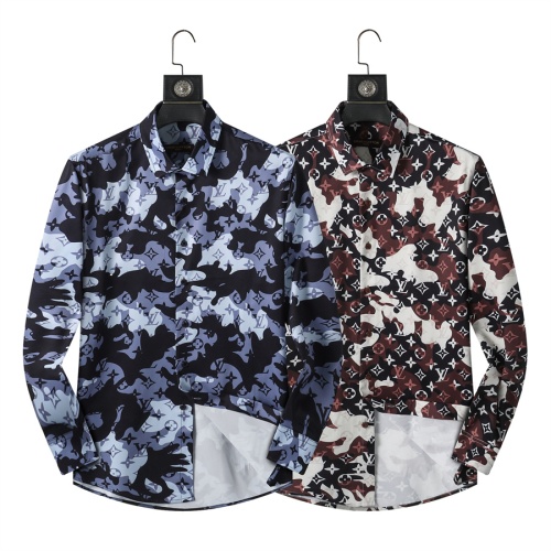 Replica Louis Vuitton LV Shirts Long Sleeved For Men #1211988 $38.00 USD for Wholesale