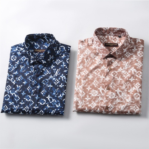 Replica Louis Vuitton LV Shirts Long Sleeved For Men #1211990 $38.00 USD for Wholesale