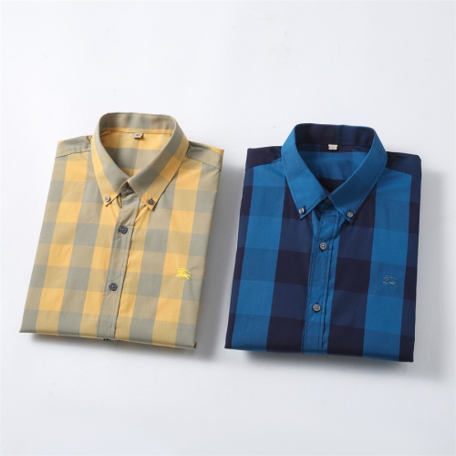 Replica Burberry Shirts Long Sleeved For Men #1211996 $34.00 USD for Wholesale