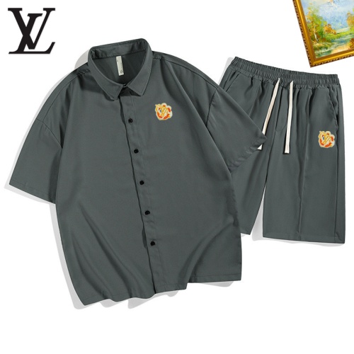 Wholesale Louis Vuitton LV Tracksuits Short Sleeved For Men #1212025 $48.00 USD, Wholesale Quality Replica Louis Vuitton LV Tracksuits