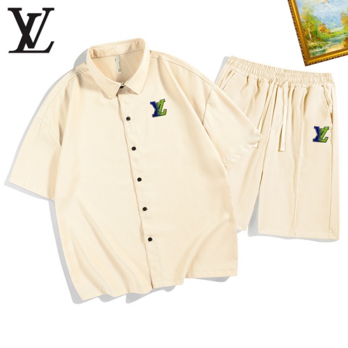 Wholesale Louis Vuitton LV Tracksuits Short Sleeved For Men #1212034 $48.00 USD, Wholesale Quality Replica Louis Vuitton LV Tracksuits