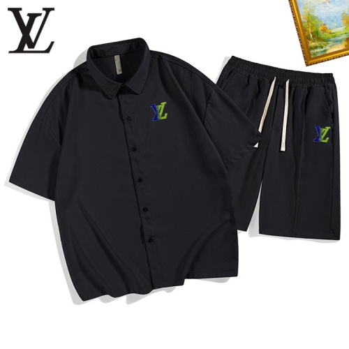 Wholesale Louis Vuitton LV Tracksuits Short Sleeved For Men #1212038 $48.00 USD, Wholesale Quality Replica Louis Vuitton LV Tracksuits