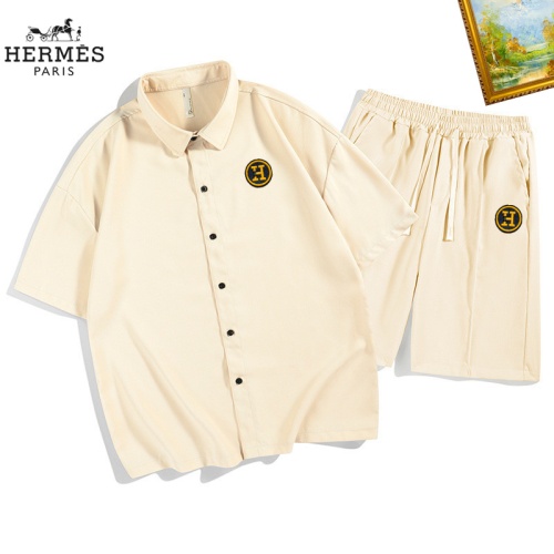 Wholesale Hermes Tracksuits Short Sleeved For Men #1212059 $48.00 USD, Wholesale Quality Replica Hermes Tracksuits