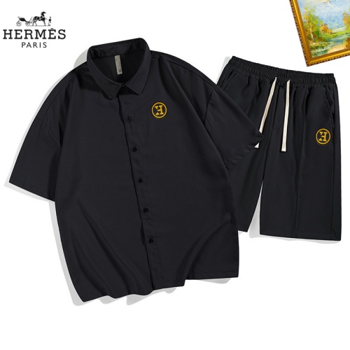 Wholesale Hermes Tracksuits Short Sleeved For Men #1212061 $48.00 USD, Wholesale Quality Replica Hermes Tracksuits