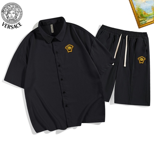 Wholesale Versace Tracksuits Short Sleeved For Men #1212085 $48.00 USD, Wholesale Quality Replica Versace Tracksuits