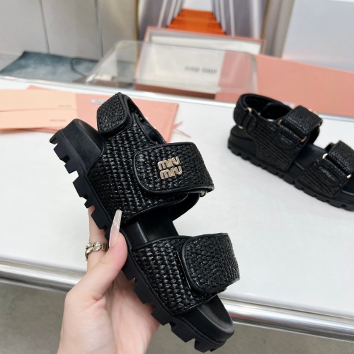 Replica MIU MIU Sandal For Women #1212095 $96.00 USD for Wholesale