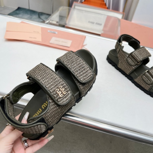 Replica MIU MIU Sandal For Women #1212096 $96.00 USD for Wholesale