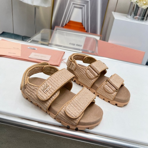 Wholesale MIU MIU Sandal For Women #1212097 $96.00 USD, Wholesale Quality Replica MIU MIU Sandal