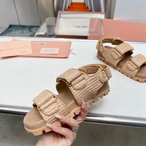 Replica MIU MIU Sandal For Women #1212097 $96.00 USD for Wholesale