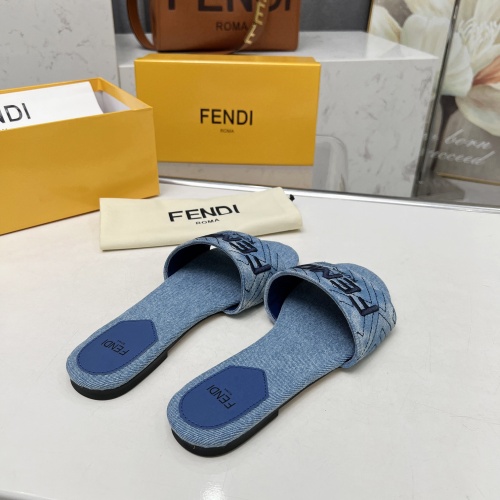 Replica Fendi Slippers For Women #1212099 $80.00 USD for Wholesale