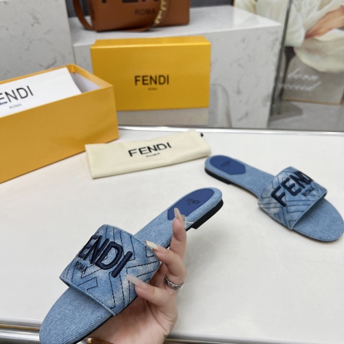 Replica Fendi Slippers For Women #1212099 $80.00 USD for Wholesale