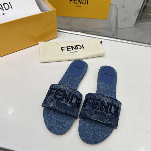 Wholesale Fendi Slippers For Women #1212100 $80.00 USD, Wholesale Quality Replica Fendi Slippers