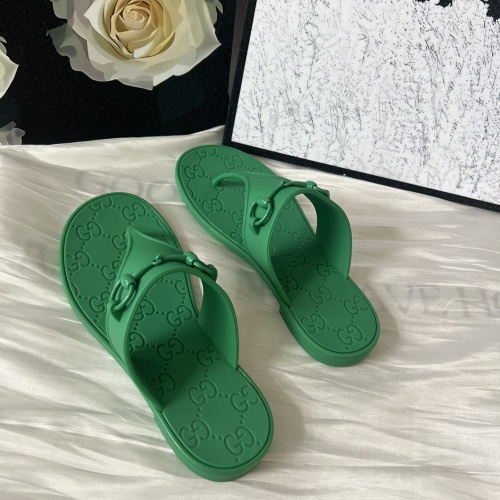 Replica Gucci Slippers For Women #1212125 $56.00 USD for Wholesale