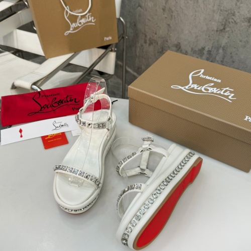 Replica Christian Louboutin Sandal For Women #1212131 $102.00 USD for Wholesale