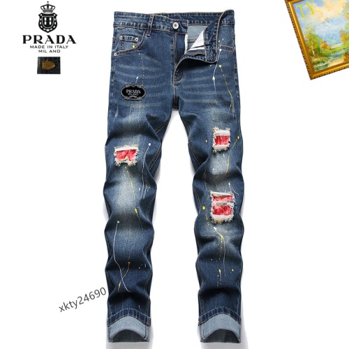 Wholesale Prada Jeans For Men #1212184 $48.00 USD, Wholesale Quality Replica Prada Jeans