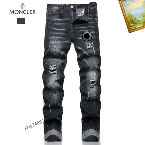 Wholesale Moncler Jeans For Men #1212185 $48.00 USD, Wholesale Quality Replica Moncler Jeans