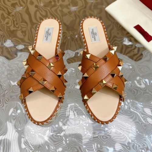 Replica Valentino Slippers For Women #1212191 $102.00 USD for Wholesale