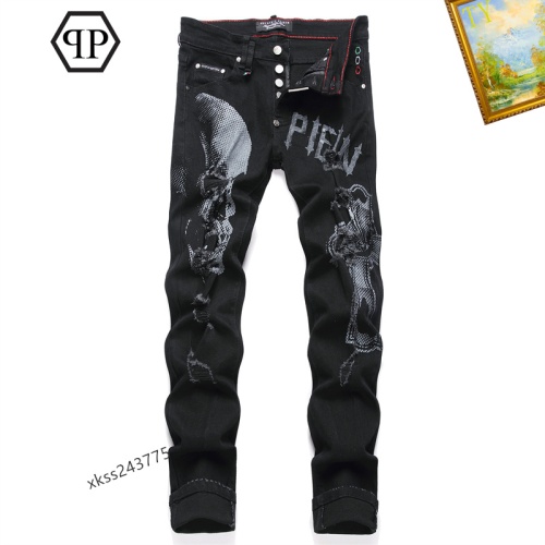 Wholesale Philipp Plein PP Jeans For Men #1212208 $48.00 USD, Wholesale Quality Replica Philipp Plein PP Jeans