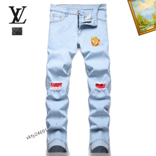 Wholesale Louis Vuitton LV Jeans For Men #1212209 $48.00 USD, Wholesale Quality Replica Louis Vuitton LV Jeans