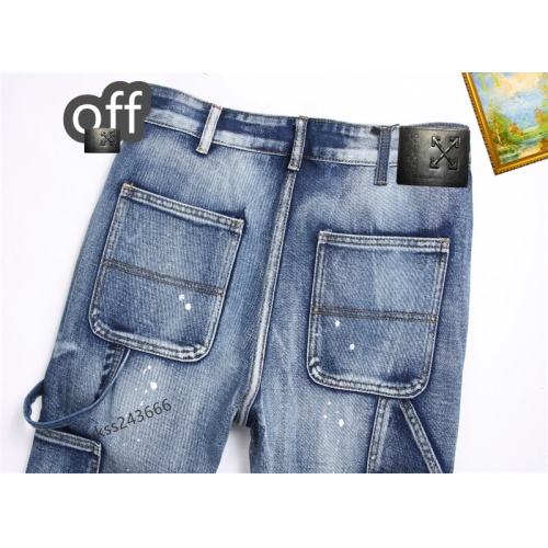 Replica Off-White Jeans For Men #1212210 $48.00 USD for Wholesale