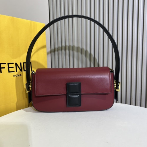 Wholesale Fendi AAA Quality Shoulder Bags For Women #1212283 $102.00 USD, Wholesale Quality Replica Fendi AAA Quality Shoulder Bags