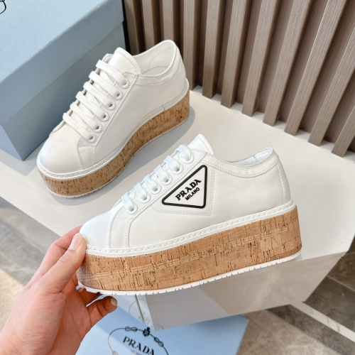 Wholesale Prada Casual Shoes For Women #1212661 $98.00 USD, Wholesale Quality Replica Prada Casual Shoes