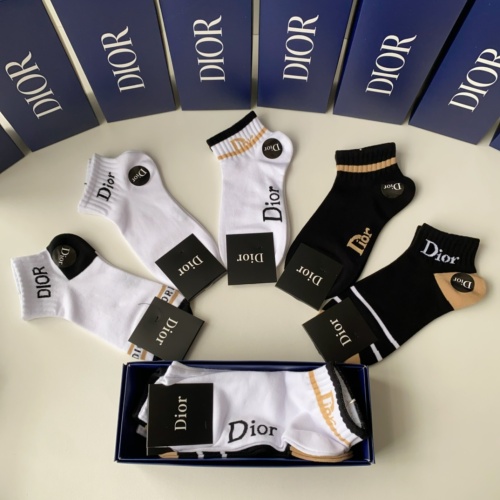 Replica Christian Dior Socks #1212739 $27.00 USD for Wholesale