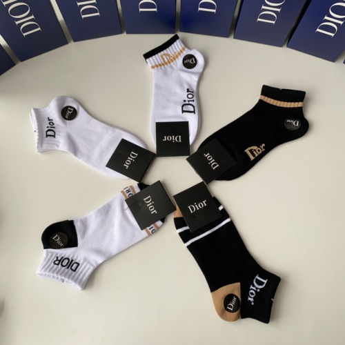 Replica Christian Dior Socks #1212739 $27.00 USD for Wholesale