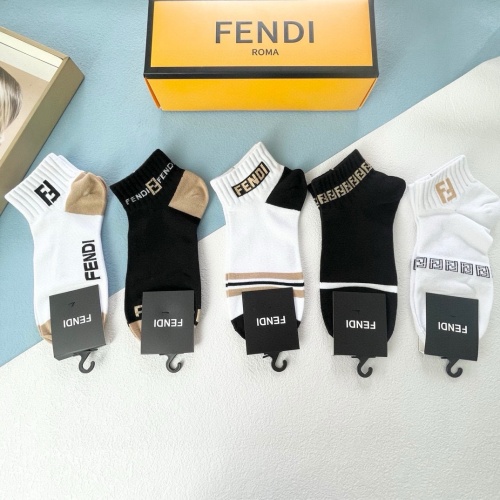 Wholesale Fendi Socks #1212749 $27.00 USD, Wholesale Quality Replica Fendi Socks