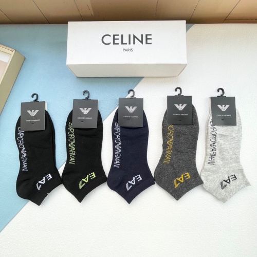 Replica Armani Socks For Men #1212751 $27.00 USD for Wholesale