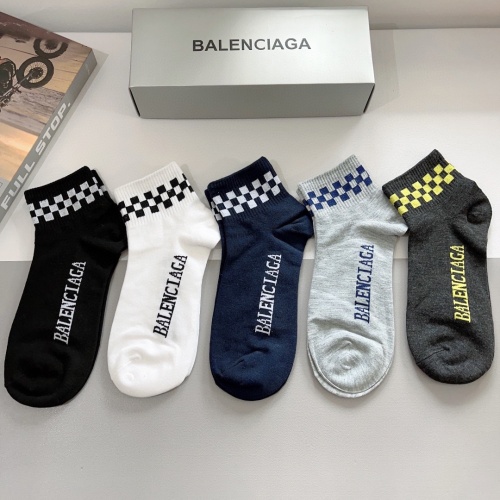 Wholesale Balenciaga Socks For Men #1212754 $27.00 USD, Wholesale Quality Replica Balenciaga Socks