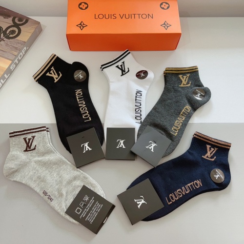 Replica Louis Vuitton LV Socks #1212759 $27.00 USD for Wholesale