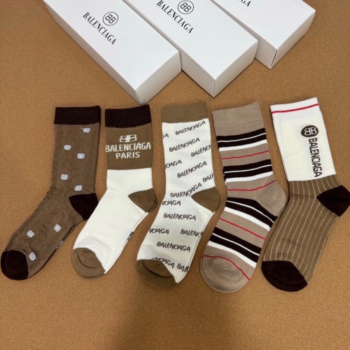 Wholesale Balenciaga Socks For Women #1212769 $29.00 USD, Wholesale Quality Replica Balenciaga Socks