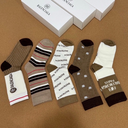 Replica Balenciaga Socks For Women #1212769 $29.00 USD for Wholesale