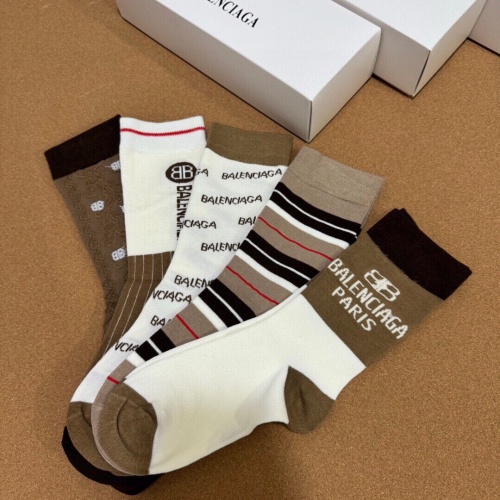 Replica Balenciaga Socks For Women #1212769 $29.00 USD for Wholesale