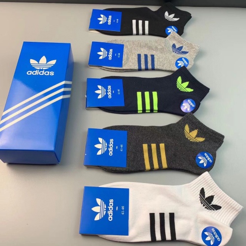 Replica Adidas Socks For Men #1212778 $27.00 USD for Wholesale