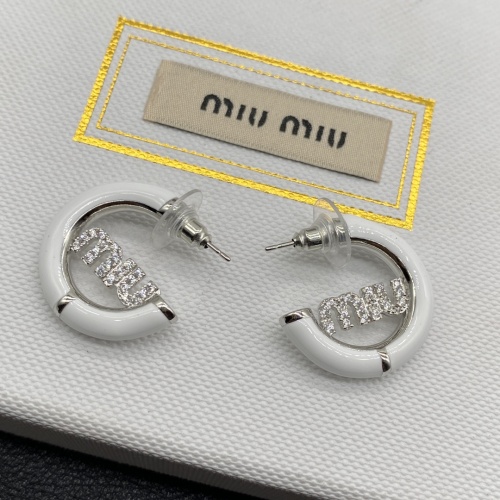 Wholesale MIU MIU Earrings For Women #1213034 $27.00 USD, Wholesale Quality Replica MIU MIU Earrings