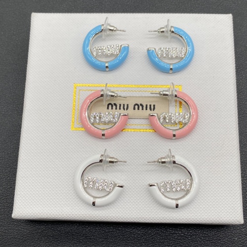 Replica MIU MIU Earrings For Women #1213035 $27.00 USD for Wholesale