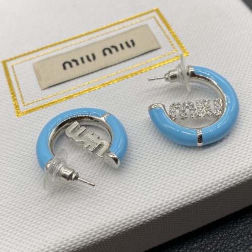 Replica MIU MIU Earrings For Women #1213036 $27.00 USD for Wholesale