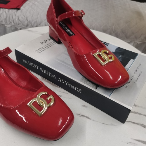 Replica Dolce & Gabbana D&G High-Heeled Shoes For Women #1213039 $130.00 USD for Wholesale