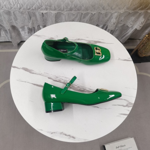 Replica Dolce & Gabbana D&G High-Heeled Shoes For Women #1213040 $130.00 USD for Wholesale