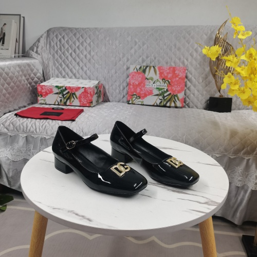 Wholesale Dolce &amp; Gabbana D&amp;G High-Heeled Shoes For Women #1213042 $130.00 USD, Wholesale Quality Replica Dolce &amp; Gabbana D&amp;G High-Heeled Shoes