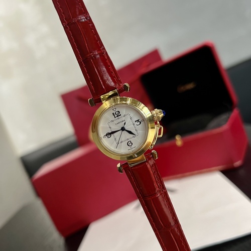 Wholesale Cartier AAA Quality Watches For Women #1213067 $122.00 USD, Wholesale Quality Replica Cartier AAA Quality Watches