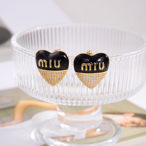 Wholesale MIU MIU Earrings For Women #1213079 $27.00 USD, Wholesale Quality Replica MIU MIU Earrings